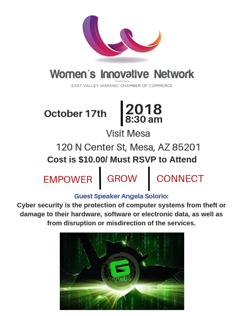 Women’s Innovative Network – October 17 2018