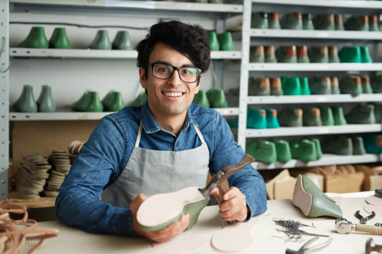 Work of footwear repairman showing the * growth paths for latino owned business
